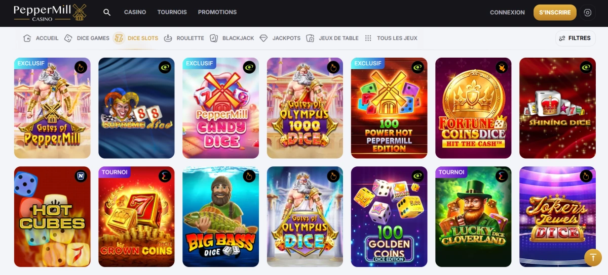 peppermill jeux casino